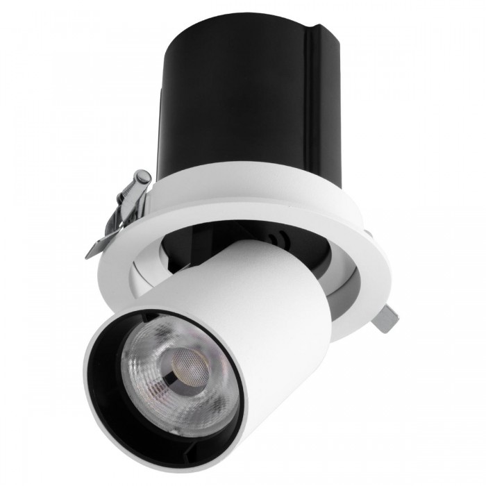 GloboStar® VIRGO-M 60306 Χωνευτό LED Spot Downlight TrimLess Φ11cm 12W 1560lm 36° AC 220-240V IP20 Φ11cm x Υ11.5cm - Στρόγγυλο - Λευκό με Μαύρο Κάτοπτρο - Φυσικό Λευκό 4500K - Bridgelux COB - 5 Years Warranty GloboStar® VIRGO-M 60306 Χωνευτό LED Spot Downlight TrimLess Φ11cm 12W 1560lm 36° AC 220-240V IP20 Φ11cm x Υ11.5cm - Στρόγγυλο - Λευκό με Μαύρο Κάτοπτρο - Φυσικό Λευκό 4500K - Bridgelux COB - 5 Years Warranty