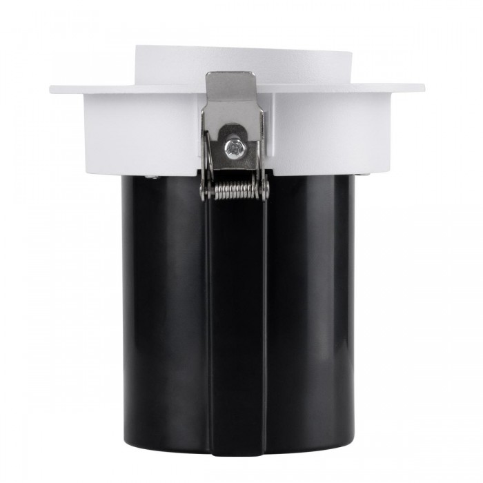 GloboStar® VIRGO-M 60306 Χωνευτό LED Spot Downlight TrimLess Φ11cm 12W 1560lm 36° AC 220-240V IP20 Φ11cm x Υ11.5cm - Στρόγγυλο - Λευκό με Μαύρο Κάτοπτρο - Φυσικό Λευκό 4500K - Bridgelux COB - 5 Years Warranty GloboStar® VIRGO-M 60306 Χωνευτό LED Spot Downlight TrimLess Φ11cm 12W 1560lm 36° AC 220-240V IP20 Φ11cm x Υ11.5cm - Στρόγγυλο - Λευκό με Μαύρο Κάτοπτρο - Φυσικό Λευκό 4500K - Bridgelux COB - 5 Years Warranty