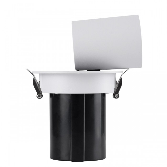GloboStar® VIRGO-M 60306 Χωνευτό LED Spot Downlight TrimLess Φ11cm 12W 1560lm 36° AC 220-240V IP20 Φ11cm x Υ11.5cm - Στρόγγυλο - Λευκό με Μαύρο Κάτοπτρο - Φυσικό Λευκό 4500K - Bridgelux COB - 5 Years Warranty GloboStar® VIRGO-M 60306 Χωνευτό LED Spot Downlight TrimLess Φ11cm 12W 1560lm 36° AC 220-240V IP20 Φ11cm x Υ11.5cm - Στρόγγυλο - Λευκό με Μαύρο Κάτοπτρο - Φυσικό Λευκό 4500K - Bridgelux COB - 5 Years Warranty