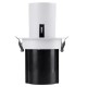 GloboStar® VIRGO-M 60306 Χωνευτό LED Spot Downlight TrimLess Φ11cm 12W 1560lm 36° AC 220-240V IP20 Φ11cm x Υ11.5cm - Στρόγγυλο - Λευκό με Μαύρο Κάτοπτρο - Φυσικό Λευκό 4500K - Bridgelux COB - 5 Years Warranty GloboStar® VIRGO-M 60306 Χωνευτό LED Spot Downlight TrimLess Φ11cm 12W 1560lm 36° AC 220-240V IP20 Φ11cm x Υ11.5cm - Στρόγγυλο - Λευκό με Μαύρο Κάτοπτρο - Φυσικό Λευκό 4500K - Bridgelux COB - 5 Years Warranty