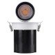 GloboStar® VIRGO-M 60307 Χωνευτό LED Spot Downlight TrimLess Φ11cm 12W 1500lm 36° AC 220-240V IP20 Φ11cm x Υ11.5cm - Στρόγγυλο - Λευκό με Μαύρο Κάτοπτρο - Θερμό Λευκό 2700K - Bridgelux COB - 5 Years Warranty GloboStar® VIRGO-M 60307 Χωνευτό LED Spot Downlight TrimLess Φ11cm 12W 1500lm 36° AC 220-240V IP20 Φ11cm x Υ11.5cm - Στρόγγυλο - Λευκό με Μαύρο Κάτοπτρο - Θερμό Λευκό 2700K - Bridgelux COB - 5 Years Warranty
