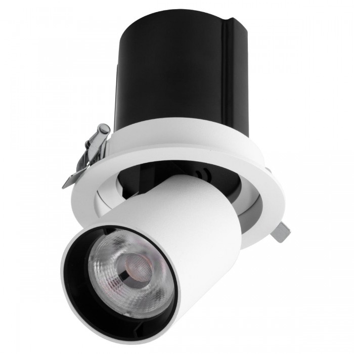 GloboStar® VIRGO-M 60307 Χωνευτό LED Spot Downlight TrimLess Φ11cm 12W 1500lm 36° AC 220-240V IP20 Φ11cm x Υ11.5cm - Στρόγγυλο - Λευκό με Μαύρο Κάτοπτρο - Θερμό Λευκό 2700K - Bridgelux COB - 5 Years Warranty GloboStar® VIRGO-M 60307 Χωνευτό LED Spot Downlight TrimLess Φ11cm 12W 1500lm 36° AC 220-240V IP20 Φ11cm x Υ11.5cm - Στρόγγυλο - Λευκό με Μαύρο Κάτοπτρο - Θερμό Λευκό 2700K - Bridgelux COB - 5 Years Warranty