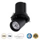 GloboStar® VIRGO-M 60308 Χωνευτό LED Spot Downlight TrimLess Φ11cm 12W 1560lm 36° AC 220-240V IP20 Φ11cm x Υ11.5cm - Στρόγγυλο - Μαύρο - Φυσικό Λευκό 4500K - Bridgelux COB - 5 Years Warranty GloboStar® VIRGO-M 60308 Χωνευτό LED Spot Downlight TrimLess Φ11cm 12W 1560lm 36° AC 220-240V IP20 Φ11cm x Υ11.5cm - Στρόγγυλο - Μαύρο - Φυσικό Λευκό 4500K - Bridgelux COB - 5 Years Warranty