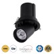 GloboStar® VIRGO-M 60309 Χωνευτό LED Spot Downlight TrimLess Φ11cm 12W 1500lm 36° AC 220-240V IP20 Φ11cm x Υ11.5cm - Στρόγγυλο - Μαύρο - Θερμό Λευκό 2700K - Bridgelux COB - 5 Years Warranty GloboStar® VIRGO-M 60309 Χωνευτό LED Spot Downlight TrimLess Φ11cm 12W 1500lm 36° AC 220-240V IP20 Φ11cm x Υ11.5cm - Στρόγγυλο - Μαύρο - Θερμό Λευκό 2700K - Bridgelux COB - 5 Years Warranty