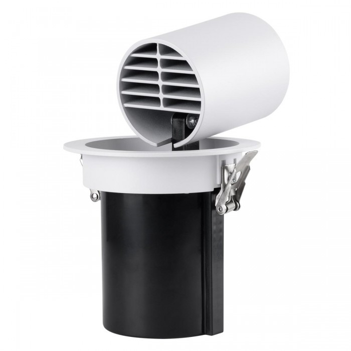 GloboStar® VIRGO-B 60311 Χωνευτό LED Spot Downlight TrimLess Φ13.5cm 20W 2500lm 36° AC 220-240V IP20 Φ13.5cm x Υ14cm - Στρόγγυλο - Λευκό με Μαύρο Κάτοπτρο - Θερμό Λευκό 2700K - Bridgelux COB - 5 Years Warranty GloboStar® VIRGO-B 60311 Χωνευτό LED Spot Downlight TrimLess Φ13.5cm 20W 2500lm 36° AC 220-240V IP20 Φ13.5cm x Υ14cm - Στρόγγυλο - Λευκό με Μαύρο Κάτοπτρο - Θερμό Λευκό 2700K - Bridgelux COB - 5 Years Warranty