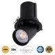 GloboStar® VIRGO-B 60313 Χωνευτό LED Spot Downlight TrimLess Φ13.5cm 20W 2500lm 36° AC 220-240V IP20 Φ13.5cm x Υ14cm - Στρόγγυλο - Μαύρο - Θερμό Λευκό 2700K - Bridgelux COB - 5 Years Warranty GloboStar® VIRGO-B 60313 Χωνευτό LED Spot Downlight TrimLess Φ13.5cm 20W 2500lm 36° AC 220-240V IP20 Φ13.5cm x Υ14cm - Στρόγγυλο - Μαύρο - Θερμό Λευκό 2700K - Bridgelux COB - 5 Years Warranty