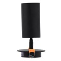 GLOBOSTAR® LEO 60350 Χωνευτό Κινούμενο Φωτιστικό Downlight Σποτ με Ντουί 1 x GU10 90° AC 220-240V IP20 - Μαύρο Ματ - Μ9 x Π9 x Υ17cm / Q7cm