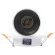 GLOBOSTAR® LEO 60351 Χωνευτό Κινούμενο Φωτιστικό Downlight Σποτ με Ντουί 1 x GU10 AC 220-240V IP20 - Λευκό Ματ - Μ9 x Π9 x Υ17cm / Q7cm