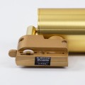 GloboStar® LEO 60357 Μοντέρνο Φωτιστικό Οροφής Σποτ Μονόφωτο 1 x GU10 IP20 Χρυσό Αλουμίνιο - Μ6 x Π6 x Υ19cm - 5 Χρόνια Εγγύηση