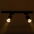 GloboStar® LEO 60358 Μοντέρνο Φωτιστικό Οροφής Ράγα Δίφωτο 2 x GU10 IP20 Χρυσό Αλουμίνιο - Μ50.5 x Π6 x Υ20cm - 5 Χρόνια Εγγύηση
