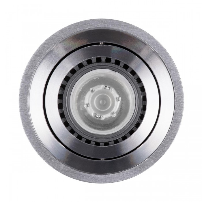GloboStar® AKIRA 60619 Επιφανειακό Κινούμενο Στρόγγυλο Φωτιστικό Σποτ Αλουμινίου με Ντουί GU10 AC 220-240V IP44 Φ8 x Υ10cm - Ασημί Βούρτσας - 5 Years Warranty GloboStar® AKIRA 60619 Επιφανειακό Κινούμενο Στρόγγυλο Φωτιστικό Σποτ Αλουμινίου με Ντουί GU10 AC 220-240V IP44 Φ8 x Υ10cm - Ασημί Βούρτσας - 5 Years Warranty