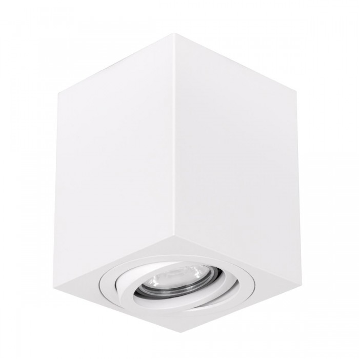 GloboStar® AKIRA 60622 Επιφανειακό Κινούμενο Τετράγωνο Φωτιστικό Σποτ Αλουμινίου με Ντουί GU10 AC 220-240V IP44 Μ8 x Π8 x Υ10cm - Λευκό - 5 Years Warranty GloboStar® AKIRA 60622 Επιφανειακό Κινούμενο Τετράγωνο Φωτιστικό Σποτ Αλουμινίου με Ντουί GU10 AC 220-240V IP44 Μ8 x Π8 x Υ10cm - Λευκό - 5 Years Warranty