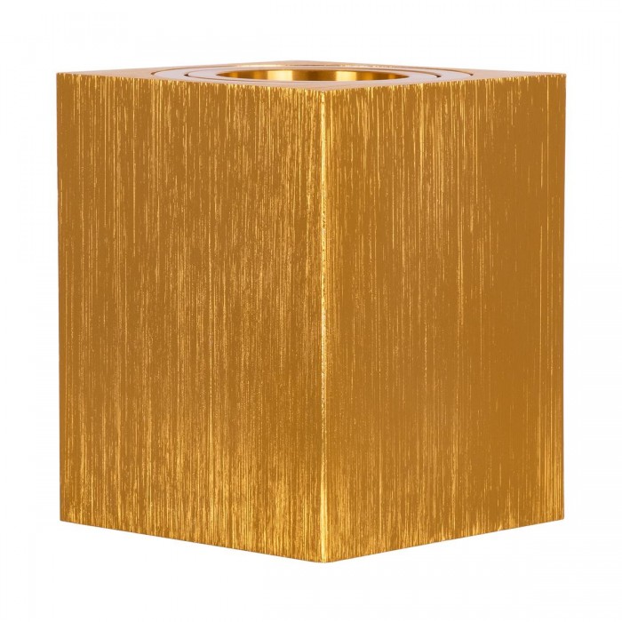 GloboStar® AKIRA 60624 Επιφανειακό Κινούμενο Τετράγωνο Φωτιστικό Σποτ Αλουμινίου με Ντουί GU10 AC 220-240V IP44 Μ8 x Π8 x Υ10cm - Χρυσό Βούρτσας - 5 Years Warranty GloboStar® AKIRA 60624 Επιφανειακό Κινούμενο Τετράγωνο Φωτιστικό Σποτ Αλουμινίου με Ντουί GU10 AC 220-240V IP44 Μ8 x Π8 x Υ10cm - Χρυσό Βούρτσας - 5 Years Warranty