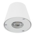 GLOBOSTAR® GARDENIA 60793 Μοντέρνο Φωτιστικό Τοίχου - Απλίκα με Ντουί 1 x GU10 AC 220-240V Αδιάβροχο IP65 - Λευκό Ματ - Μ9.5 x Π13 x Υ7.7cm