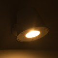 GLOBOSTAR® GARDENIA 60793 Μοντέρνο Φωτιστικό Τοίχου - Απλίκα με Ντουί 1 x GU10 AC 220-240V Αδιάβροχο IP65 - Λευκό Ματ - Μ9.5 x Π13 x Υ7.7cm