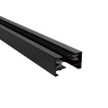 GLOBOSTAR® EUROTRACK-1PH 60901 Μονοφασική Ράγα 2 Καλωδίων 1L+1N για Σύστημα Ράγας Eurotrack-1PH AC 220-240V IP20 - Μαύρο Ματ - Μ100 x Π3.6 x Υ2cm