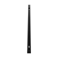 GLOBOSTAR® EUROTRACK-1PH 60901 Μονοφασική Ράγα 2 Καλωδίων 1L+1N για Σύστημα Ράγας Eurotrack-1PH AC 220-240V IP20 - Μαύρο Ματ - Μ100 x Π3.6 x Υ2cm