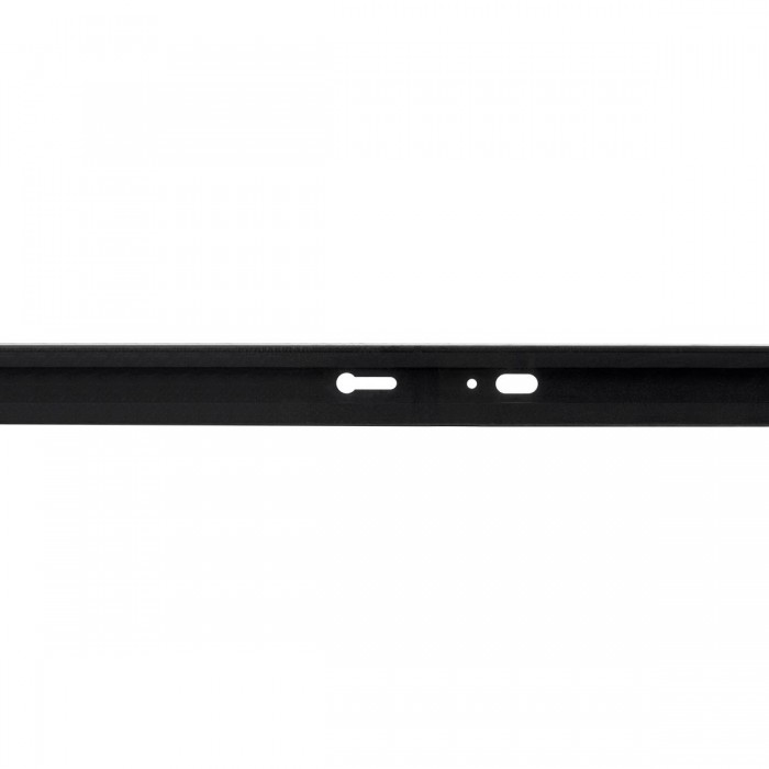 GLOBOSTAR® EUROTRACK-1PH 60901 Μονοφασική Ράγα 2 Καλωδίων 1L+1N για Σύστημα Ράγας Eurotrack-1PH AC 220-240V IP20 - Μαύρο Ματ - Μ100 x Π3.6 x Υ2cm