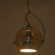 GloboStar® GLASSO 60927 Μοντέρνο Κρεμαστό Φωτιστικό Μπάλα Μονόφωτο 1 x E27 IP20 Μελί Γυαλί με Ασημί Μέταλλο - Μ27 x Π27 x Υ52cm GloboStar® GLASSO 60927 Μοντέρνο Κρεμαστό Φωτιστικό Μπάλα Μονόφωτο 1 x E27 IP20 Μελί Γυαλί με Ασημί Μέταλλο - Μ27 x Π27 x Υ52cm