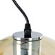 GloboStar® GLASSO 60927 Μοντέρνο Κρεμαστό Φωτιστικό Μπάλα Μονόφωτο 1 x E27 IP20 Μελί Γυαλί με Ασημί Μέταλλο - Μ27 x Π27 x Υ52cm GloboStar® GLASSO 60927 Μοντέρνο Κρεμαστό Φωτιστικό Μπάλα Μονόφωτο 1 x E27 IP20 Μελί Γυαλί με Ασημί Μέταλλο - Μ27 x Π27 x Υ52cm