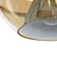 GloboStar® GLASSO 60927 Μοντέρνο Κρεμαστό Φωτιστικό Μπάλα Μονόφωτο 1 x E27 IP20 Μελί Γυαλί με Ασημί Μέταλλο - Μ27 x Π27 x Υ52cm GloboStar® GLASSO 60927 Μοντέρνο Κρεμαστό Φωτιστικό Μπάλα Μονόφωτο 1 x E27 IP20 Μελί Γυαλί με Ασημί Μέταλλο - Μ27 x Π27 x Υ52cm