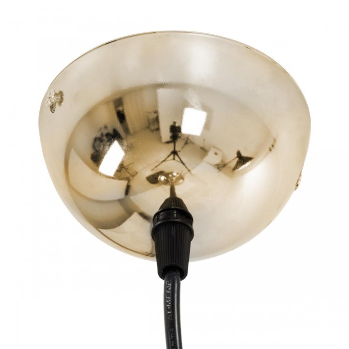 GloboStar® GLASSO 60927 Μοντέρνο Κρεμαστό Φωτιστικό Μπάλα Μονόφωτο 1 x E27 IP20 Μελί Γυαλί με Ασημί Μέταλλο - Μ27 x Π27 x Υ52cm GloboStar® GLASSO 60927 Μοντέρνο Κρεμαστό Φωτιστικό Μπάλα Μονόφωτο 1 x E27 IP20 Μελί Γυαλί με Ασημί Μέταλλο - Μ27 x Π27 x Υ52cm