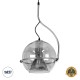 GloboStar® GLASSO 60928 Μοντέρνο Κρεμαστό Φωτιστικό Μπάλα Μονόφωτο 1 x E27 IP20 Ασημί Γυαλί με Ασημί Μέταλλο - Μ27 x Π27 x Υ52cm GloboStar® GLASSO 60928 Μοντέρνο Κρεμαστό Φωτιστικό Μπάλα Μονόφωτο 1 x E27 IP20 Ασημί Γυαλί με Ασημί Μέταλλο - Μ27 x Π27 x Υ52cm