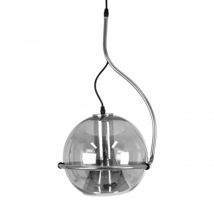 GloboStar® GLASSO 60928 Μοντέρνο Κρεμαστό Φωτιστικό Μπάλα Μονόφωτο 1 x E27 IP20 Ασημί Γυαλί με Ασημί Μέταλλο - Μ27 x Π27 x Υ52cm GloboStar® GLASSO 60928 Μοντέρνο Κρεμαστό Φωτιστικό Μπάλα Μονόφωτο 1 x E27 IP20 Ασημί Γυαλί με Ασημί Μέταλλο - Μ27 x Π27 x Υ52cm