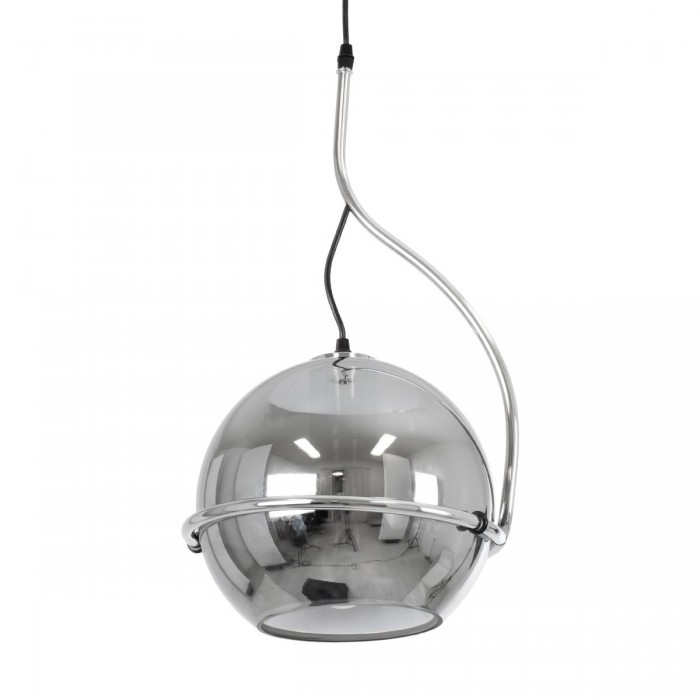GloboStar® GLASSO 60928 Μοντέρνο Κρεμαστό Φωτιστικό Μπάλα Μονόφωτο 1 x E27 IP20 Ασημί Γυαλί με Ασημί Μέταλλο - Μ27 x Π27 x Υ52cm GloboStar® GLASSO 60928 Μοντέρνο Κρεμαστό Φωτιστικό Μπάλα Μονόφωτο 1 x E27 IP20 Ασημί Γυαλί με Ασημί Μέταλλο - Μ27 x Π27 x Υ52cm