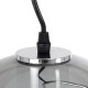 GloboStar® GLASSO 60928 Μοντέρνο Κρεμαστό Φωτιστικό Μπάλα Μονόφωτο 1 x E27 IP20 Ασημί Γυαλί με Ασημί Μέταλλο - Μ27 x Π27 x Υ52cm GloboStar® GLASSO 60928 Μοντέρνο Κρεμαστό Φωτιστικό Μπάλα Μονόφωτο 1 x E27 IP20 Ασημί Γυαλί με Ασημί Μέταλλο - Μ27 x Π27 x Υ52cm
