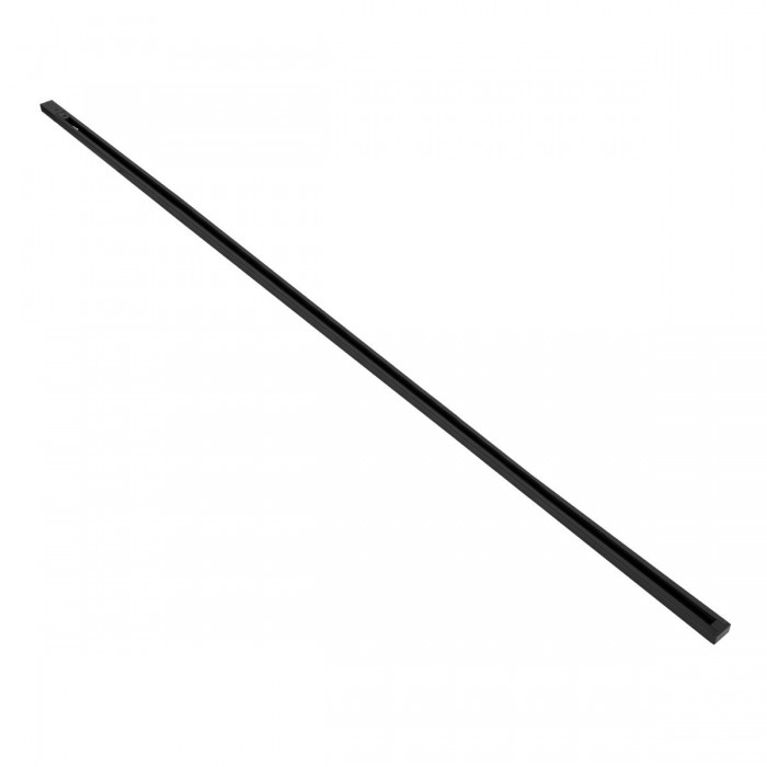 GLOBOSTAR® EUROTRACK-1PH 60984-3M Μονοφασική Ράγα 2 Καλωδίων 1L+1N για Σύστημα Ράγας Eurotrack-1PH AC 220-240V IP20 - Μαύρο Ματ - Μ300 x Π3.6 x Υ2cm