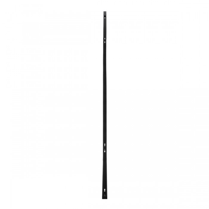 GLOBOSTAR® EUROTRACK-1PH 60984-3M Μονοφασική Ράγα 2 Καλωδίων 1L+1N για Σύστημα Ράγας Eurotrack-1PH AC 220-240V IP20 - Μαύρο Ματ - Μ300 x Π3.6 x Υ2cm