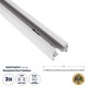 GLOBOSTAR® EUROTRACK-1PH 60985-3M Μονοφασική Ράγα 2 Καλωδίων 1L+1N για Σύστημα Ράγας Eurotrack-1PH AC 220-240V IP20 - Λευκό Ματ - Μ300 x Π3.6 x Υ2cm
