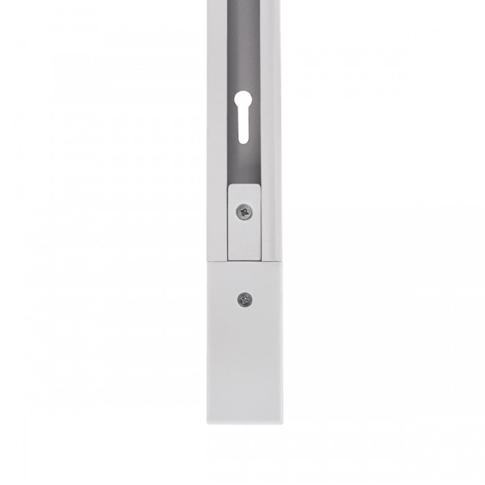 GLOBOSTAR® EUROTRACK-1PH 60985-3M Μονοφασική Ράγα 2 Καλωδίων 1L+1N για Σύστημα Ράγας Eurotrack-1PH AC 220-240V IP20 - Λευκό Ματ - Μ300 x Π3.6 x Υ2cm