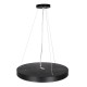 GloboStar® CASPER 61019 Κρεμαστή Πλαφονιέρα Οροφής LED CCT 76W 8372lm 120° AC 220-240V - Εναλλαγή Φωτισμού μέσω Τηλεχειριστηρίου All In One Ψυχρό Λευκό 6000k+Φυσικό Λευκό 4500k+Θερμό Λευκό 2700k Dimmable Φ45cm - Μαύρο - 3 Years Warranty GloboStar® CASPER 61019 Κρεμαστή Πλαφονιέρα Οροφής LED CCT 76W 8372lm 120° AC 220-240V - Εναλλαγή Φωτισμού μέσω Τηλεχειριστηρίου All In One Ψυχρό Λευκό 6000k+Φυσικό Λευκό 4500k+Θερμό Λευκό 2700k Dimmable Φ45cm - Μαύρο - 3 Years Warranty