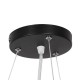 GloboStar® CASPER 61019 Κρεμαστή Πλαφονιέρα Οροφής LED CCT 76W 8372lm 120° AC 220-240V - Εναλλαγή Φωτισμού μέσω Τηλεχειριστηρίου All In One Ψυχρό Λευκό 6000k+Φυσικό Λευκό 4500k+Θερμό Λευκό 2700k Dimmable Φ45cm - Μαύρο - 3 Years Warranty GloboStar® CASPER 61019 Κρεμαστή Πλαφονιέρα Οροφής LED CCT 76W 8372lm 120° AC 220-240V - Εναλλαγή Φωτισμού μέσω Τηλεχειριστηρίου All In One Ψυχρό Λευκό 6000k+Φυσικό Λευκό 4500k+Θερμό Λευκό 2700k Dimmable Φ45cm - Μαύρο - 3 Years Warranty