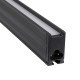 GloboStar® MARKET 61021-P Γραμμικό Κρεμαστό Φωτιστικό Linear LED 18W 2200lm 60° AC 220-240V Μ120 x Π2 x Υ4cm Φυσικό Λευκό 4500K - Μαύρο - 3 Years Warranty