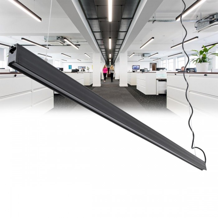 GloboStar® MARKET 61022-P Γραμμικό Κρεμαστό Φωτιστικό Linear LED 18W 2170lm 60° AC 220-240V Μ120 x Π2 x Υ4cm Θερμό Λευκό 2700K - Μαύρο - 3 Years Warranty GloboStar® MARKET 61022-P Γραμμικό Κρεμαστό Φωτιστικό Linear LED 18W 2170lm 60° AC 220-240V Μ120 x Π2 x Υ4cm Θερμό Λευκό 2700K - Μαύρο - 3 Years Warranty