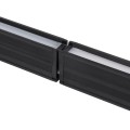 GloboStar® OFFICE 61024-P Γραμμικό Κρεμαστό Φωτιστικό Linear LED 18W 2200lm 120° AC 220-240V Μ120 x Π2 x Υ4cm Φυσικό Λευκό 4500K - Μαύρο - 3 Years Warranty