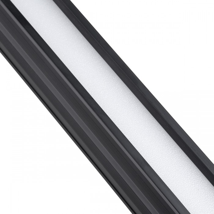GloboStar® OFFICE 61024-S Γραμμικό Φωτιστικό Οροφής Linear LED 18W 2200lm 120° AC 220-240V Μ120 x Π2 x Υ4cm Φυσικό Λευκό 4500K - Μαύρο - 3 Years Warranty