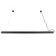 GloboStar® OFFICE 61025-P Γραμμικό Κρεμαστό Φωτιστικό Linear LED 18W 2170lm 120° AC 220-240V Μ120 x Π2 x Υ4cm Θερμό Λευκό 2700K - Μαύρο - 3 Years Warranty GloboStar® OFFICE 61025-P Γραμμικό Κρεμαστό Φωτιστικό Linear LED 18W 2170lm 120° AC 220-240V Μ120 x Π2 x Υ4cm Θερμό Λευκό 2700K - Μαύρο - 3 Years Warranty
