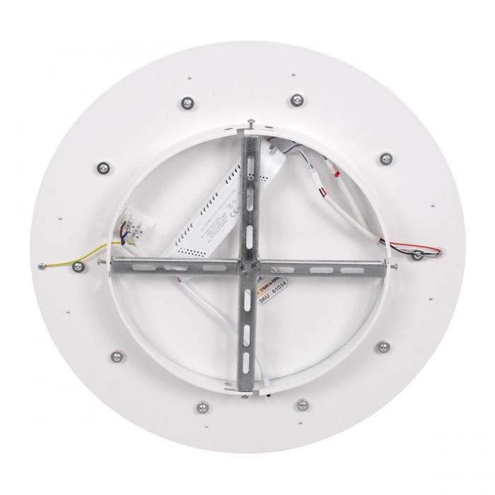 GloboStar® ARIANA 61034 Πλαφονιέρα Οροφής Κύκλος LED CCT 55W 6376lm 120° AC 220-240V - Εναλλαγή Φωτισμού μέσω Τηλεχειριστηρίου All In One Ψυχρό Λευκό 6000k+Φυσικό Λευκό 4500k+Θερμό Λευκό 2700k Dimmable Φ48cm - Μαύρο - 3 Years Warranty GloboStar® ARIANA 61034 Πλαφονιέρα Οροφής Κύκλος LED CCT 55W 6376lm 120° AC 220-240V - Εναλλαγή Φωτισμού μέσω Τηλεχειριστηρίου All In One Ψυχρό Λευκό 6000k+Φυσικό Λευκό 4500k+Θερμό Λευκό 2700k Dimmable Φ48cm - Μαύρο - 3 Years Warranty