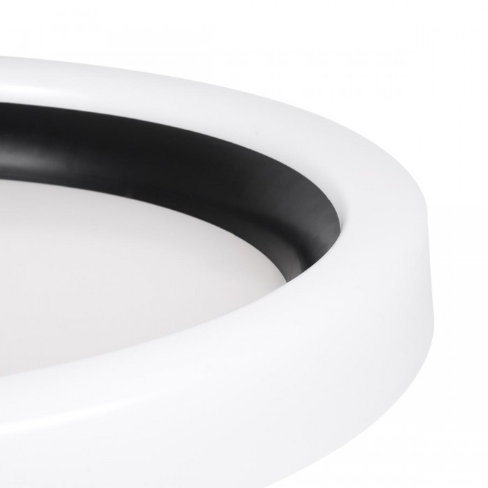GloboStar® ARIANA 61034 Πλαφονιέρα Οροφής Κύκλος LED CCT 55W 6376lm 120° AC 220-240V - Εναλλαγή Φωτισμού μέσω Τηλεχειριστηρίου All In One Ψυχρό Λευκό 6000k+Φυσικό Λευκό 4500k+Θερμό Λευκό 2700k Dimmable Φ48cm - Μαύρο - 3 Years Warranty GloboStar® ARIANA 61034 Πλαφονιέρα Οροφής Κύκλος LED CCT 55W 6376lm 120° AC 220-240V - Εναλλαγή Φωτισμού μέσω Τηλεχειριστηρίου All In One Ψυχρό Λευκό 6000k+Φυσικό Λευκό 4500k+Θερμό Λευκό 2700k Dimmable Φ48cm - Μαύρο - 3 Years Warranty