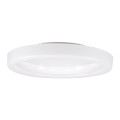 GloboStar® ARIANA 61035 Πλαφονιέρα Οροφής Κύκλος LED CCT 55W 6376lm 120° AC 220-240V - Εναλλαγή Φωτισμού μέσω Τηλεχειριστηρίου All In One Ψυχρό Λευκό 6000k+Φυσικό Λευκό 4500k+Θερμό Λευκό 2700k Dimmable Φ48cm - Λευκό - 3 Years Warranty