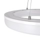 GloboStar® ARIANA 61038 Κρεμαστή Πλαφονιέρα Οροφής Κύκλος LED CCT 55W 6376lm 120° AC 220-240V - Εναλλαγή Φωτισμού μέσω Τηλεχειριστηρίου All In One Ψυχρό Λευκό 6000k+Φυσικό Λευκό 4500k+Θερμό Λευκό 2700k Dimmable Φ48cm - Λευκό - 3 Years Warranty GloboStar® ARIANA 61038 Κρεμαστή Πλαφονιέρα Οροφής Κύκλος LED CCT 55W 6376lm 120° AC 220-240V - Εναλλαγή Φωτισμού μέσω Τηλεχειριστηρίου All In One Ψυχρό Λευκό 6000k+Φυσικό Λευκό 4500k+Θερμό Λευκό 2700k Dimmable Φ48cm - Λευκό - 3 Years Warranty
