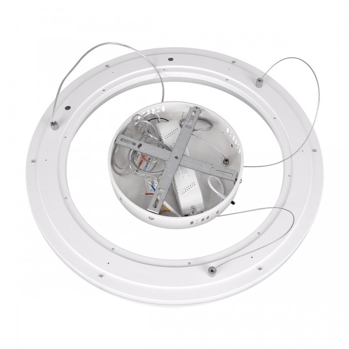 GloboStar® ARIANA 61038 Κρεμαστή Πλαφονιέρα Οροφής Κύκλος LED CCT 55W 6376lm 120° AC 220-240V - Εναλλαγή Φωτισμού μέσω Τηλεχειριστηρίου All In One Ψυχρό Λευκό 6000k+Φυσικό Λευκό 4500k+Θερμό Λευκό 2700k Dimmable Φ48cm - Λευκό - 3 Years Warranty GloboStar® ARIANA 61038 Κρεμαστή Πλαφονιέρα Οροφής Κύκλος LED CCT 55W 6376lm 120° AC 220-240V - Εναλλαγή Φωτισμού μέσω Τηλεχειριστηρίου All In One Ψυχρό Λευκό 6000k+Φυσικό Λευκό 4500k+Θερμό Λευκό 2700k Dimmable Φ48cm - Λευκό - 3 Years Warranty