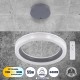 GloboStar® ARIANA 61039 Κρεμαστή Πλαφονιέρα Οροφής Κύκλος LED CCT 55W 6376lm 120° AC 220-240V - Εναλλαγή Φωτισμού μέσω Τηλεχειριστηρίου All In One Ψυχρό Λευκό 6000k+Φυσικό Λευκό 4500k+Θερμό Λευκό 2700k Dimmable Φ48cm - Ανθρακί - 3 Years Warrant GloboStar® ARIANA 61039 Κρεμαστή Πλαφονιέρα Οροφής Κύκλος LED CCT 55W 6376lm 120° AC 220-240V - Εναλλαγή Φωτισμού μέσω Τηλεχειριστηρίου All In One Ψυχρό Λευκό 6000k+Φυσικό Λευκό 4500k+Θερμό Λευκό 2700k Dimmable Φ48cm - Ανθρακί - 3 Years Warrant