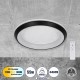 GloboStar® MELINA 61040 Πλαφονιέρα Οροφής Κύκλος LED CCT 55W 6376lm 120° AC 220-240V - Εναλλαγή Φωτισμού μέσω Τηλεχειριστηρίου All In One Ψυχρό Λευκό 6000k+Φυσικό Λευκό 4500k+Θερμό Λευκό 2700k Dimmable Φ48cm - Μαύρο - 3 Years Warranty GloboStar® MELINA 61040 Πλαφονιέρα Οροφής Κύκλος LED CCT 55W 6376lm 120° AC 220-240V - Εναλλαγή Φωτισμού μέσω Τηλεχειριστηρίου All In One Ψυχρό Λευκό 6000k+Φυσικό Λευκό 4500k+Θερμό Λευκό 2700k Dimmable Φ48cm - Μαύρο - 3 Years Warranty