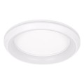 GloboStar® MELINA 61041 Πλαφονιέρα Οροφής Κύκλος LED CCT 55W 6376lm 120° AC 220-240V - Εναλλαγή Φωτισμού μέσω Τηλεχειριστηρίου All In One Ψυχρό Λευκό 6000k+Φυσικό Λευκό 4500k+Θερμό Λευκό 2700k Dimmable Φ48cm - Λευκό - 3 Years Warranty