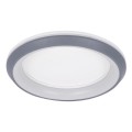 GloboStar® MELINA 61042 Πλαφονιέρα Οροφής Κύκλος LED CCT 55W 6376lm 120° AC 220-240V - Εναλλαγή Φωτισμού μέσω Τηλεχειριστηρίου All In One Ψυχρό Λευκό 6000k+Φυσικό Λευκό 4500k+Θερμό Λευκό 2700k Dimmable Φ48cm - Ανθρακί - 3 Years Warranty GloboStar® MELINA 61042 Πλαφονιέρα Οροφής Κύκλος LED CCT 55W 6376lm 120° AC 220-240V - Εναλλαγή Φωτισμού μέσω Τηλεχειριστηρίου All In One Ψυχρό Λευκό 6000k+Φυσικό Λευκό 4500k+Θερμό Λευκό 2700k Dimmable Φ48cm - Ανθρακί - 3 Years Warranty
